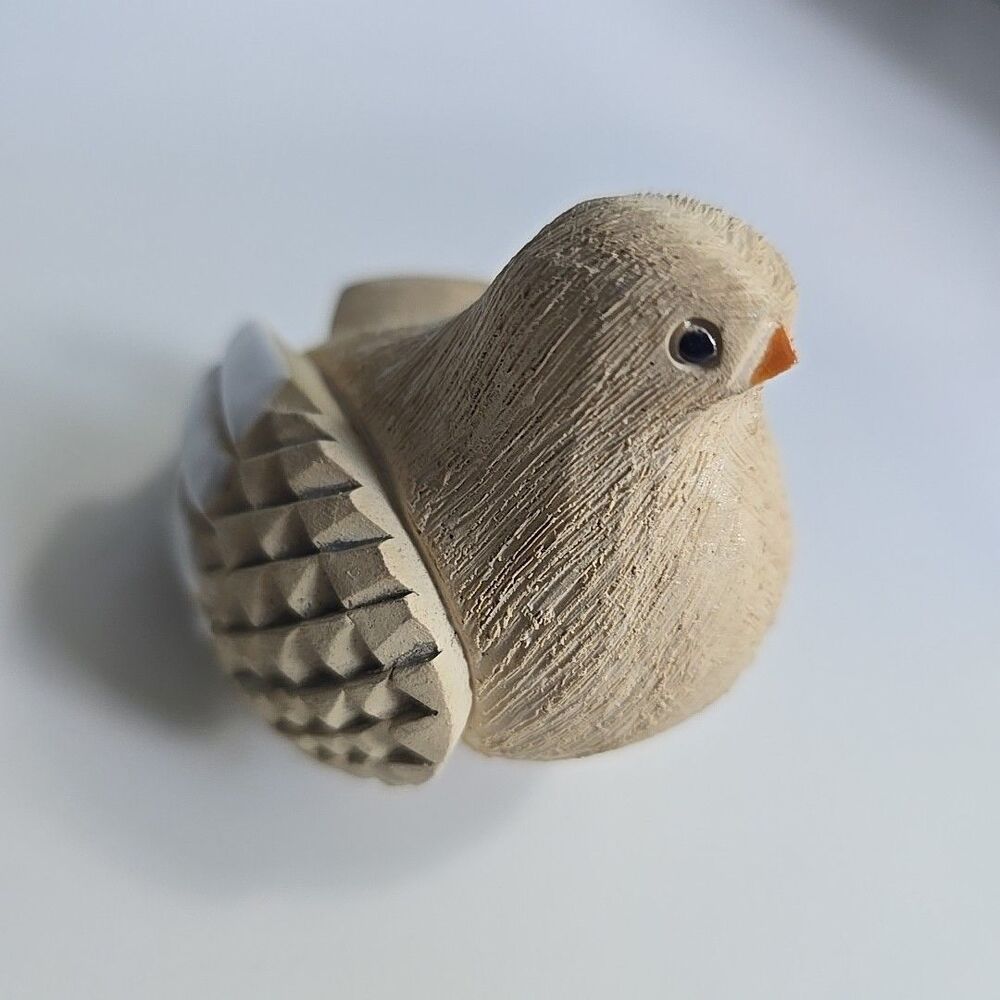 Artesania Rinconada #81 Dove Bird Clay Figurine Vintage Uruguay Retired